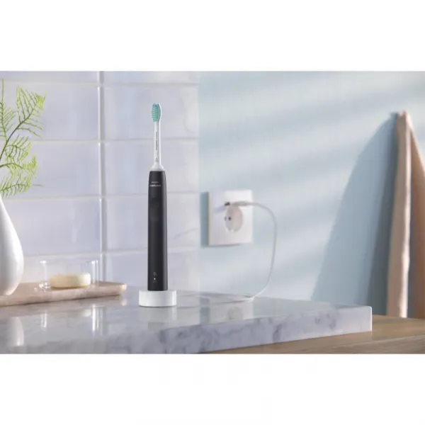 Philips Sonicare 3100 HX3673/14 sonická elektrická zubná kefka Black 1 ks