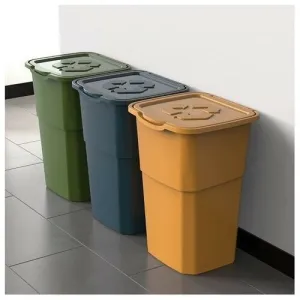 Sada 3 ECO odpadkových košov na triedený odpad 3 x 50 l