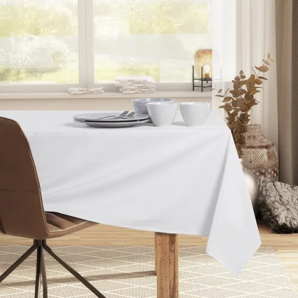 Obrus DecoKing PURE biely, veľkosť 40x40