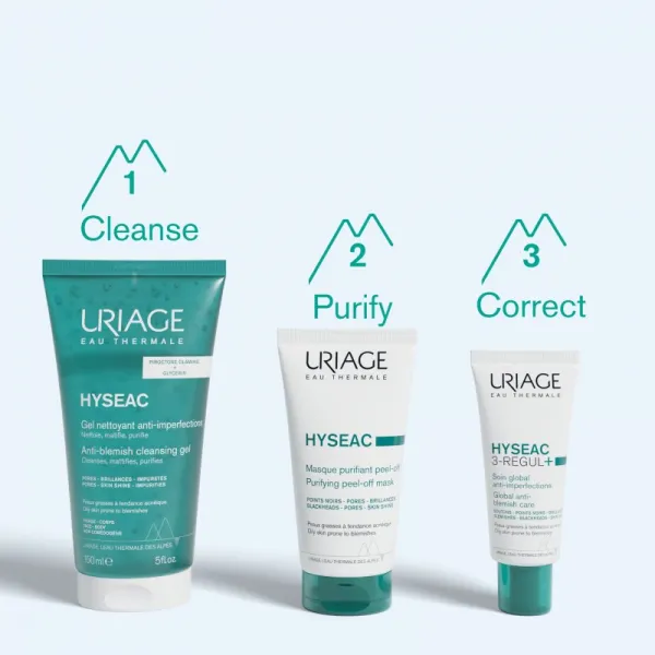 Uriage Hyséac Purifying Peel-Off Mask zlupovacia čistiaca maska na problematickú pleť 50 ml