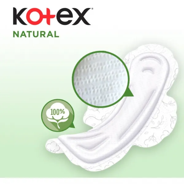 Kotex Natural Night vložky 6 ks