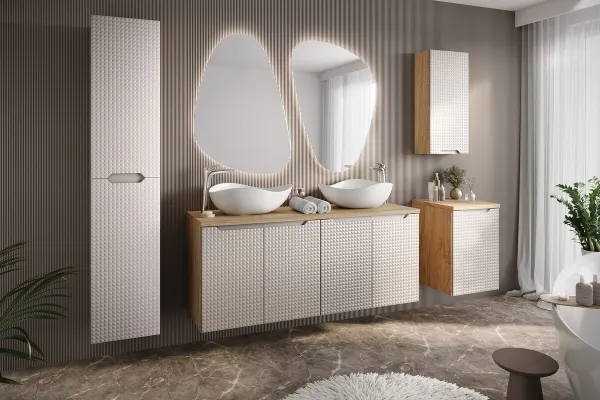 ArtCom Závesná skrinka do kúpeľne LUXOR Beige 83-35-1D