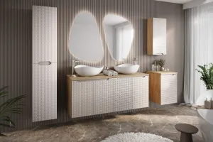 ArtCom Závesná skrinka do kúpeľne LUXOR Beige 83-35-1D