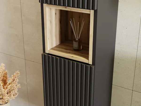 ArtCom Kúpeľňový komplet NOVA Black 120/2