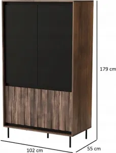 Šatníková skriňa SWING S-1 Halmar