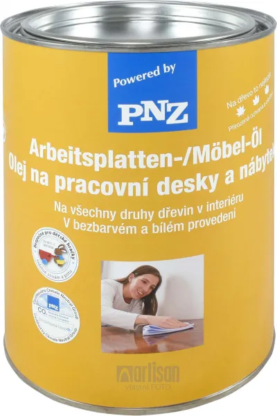 PNZ Olej na kuchynské dosky a nábytok 2.5 l Bezfarebný