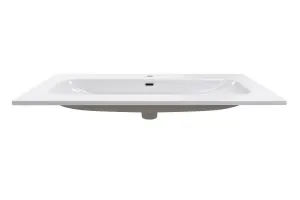 ArtCom Keramické umývadlo FLY 100 | biely lesk 100 cm