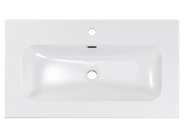 ArtCom Keramické umývadlo FLY 80 | biely lesk 80 cm