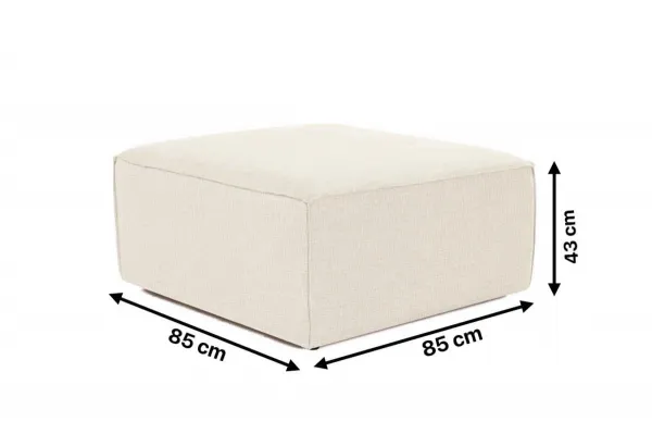 Puf Fora - Ecru