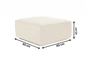 Puf Fora - Ecru