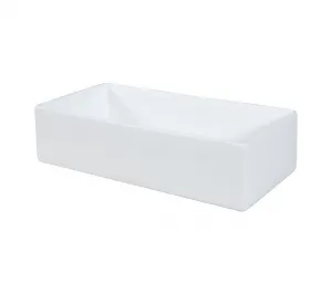Comad Sada keramického umyvadla na dosku a výpusti Gaja 45 cm biela