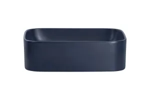 Comad Súprava keramického umývadla na dosku a výpuste Kama 50 cm modrá