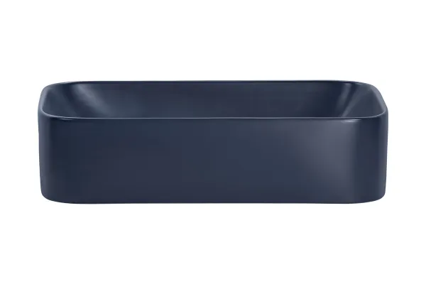 Comad Súprava keramického umývadla na dosku a výpuste Kama 60 cm modrá
