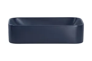 Comad Súprava keramického umývadla na dosku a výpuste Kama 60 cm modrá