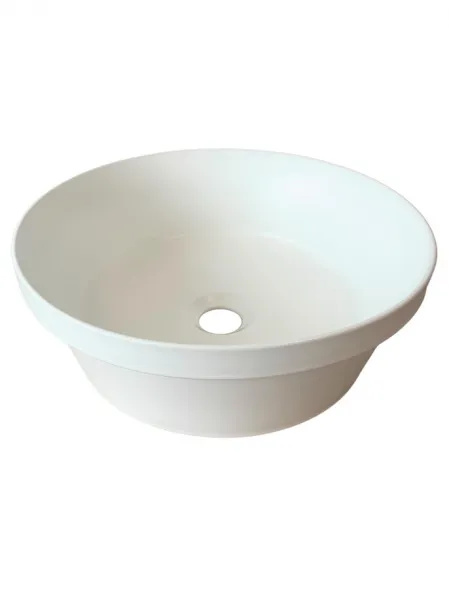 Comad Súprava keramického umývadla na dosku a výpuste Mada 40 cm biela