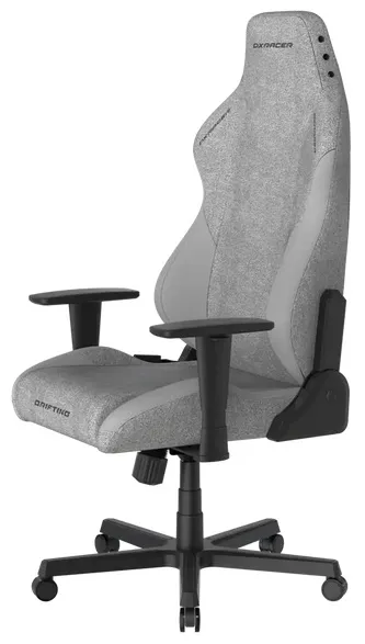 Herná stolička DXRacer DRIFTING sivá, koženka-látka