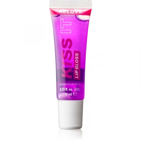 Revolution Relove Kiss It hydratačný lesk na pery odtieň Passion Fruit Purple 10 ml