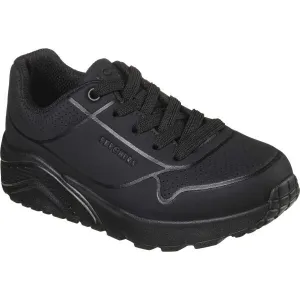 Skechers UNO LITE DELODOX Chlapčenská vychádzková obuv, čierna, veľkosť