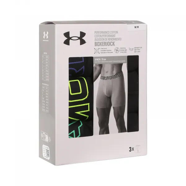 3PACK pánske boxerky Under Armour viacfarebné (1383889 002) M, trenky