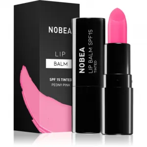 NOBEA Day-to-Day Lip Balm SPF 15 Tinted balzam na pery SPF 15 #L03 Peony pink 4 g