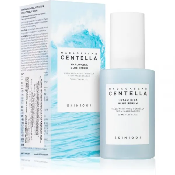 SKIN1004 Madagascar Centella Hyalu-Cica Blue Serum intenzívne hydratačné sérum pre upokojenie a posilnenie citlivej pleti 50 ml