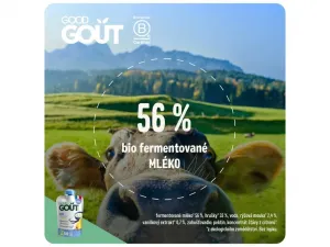 Good Gout Bio Hruškový jogurt s čučoriedkami 90 g,GOOD GOUT BIO Jogurt, hruška a vanilka 90 g – ovocný príkrm
