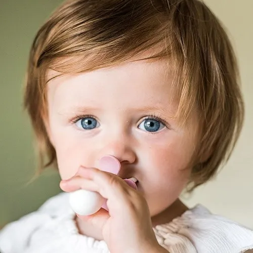 Ergonomický príbor pre deti Baby Ono bielo-zelený