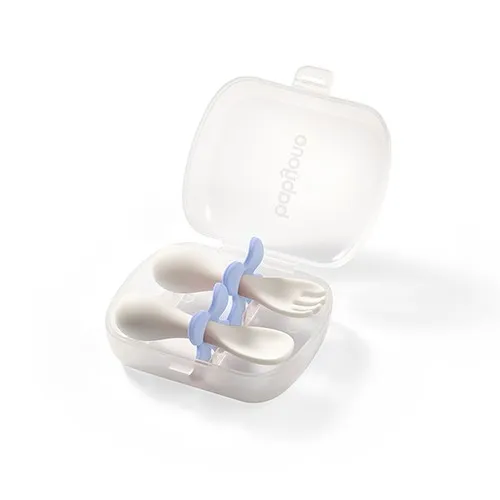 Ergonomický príbor pre deti Baby Ono bielomodrý