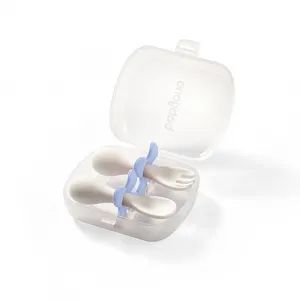 Ergonomický príbor pre deti Baby Ono bielomodrý