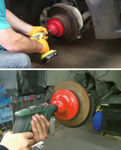 VERKE Brúsny kotúč s unášačom na náboje kolies 1/2” 150mm