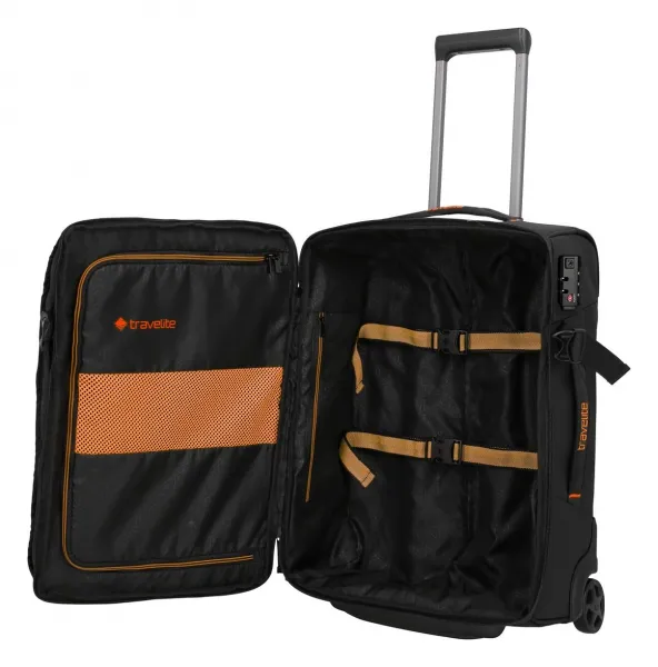 Cestovná taška na kolieskach Travelite Briize Wheeled duffle S Black