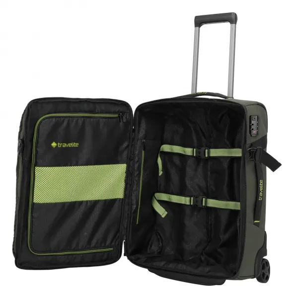 Cestovná taška na kolieskach Travelite Briize Wheeled duffle S Khaki