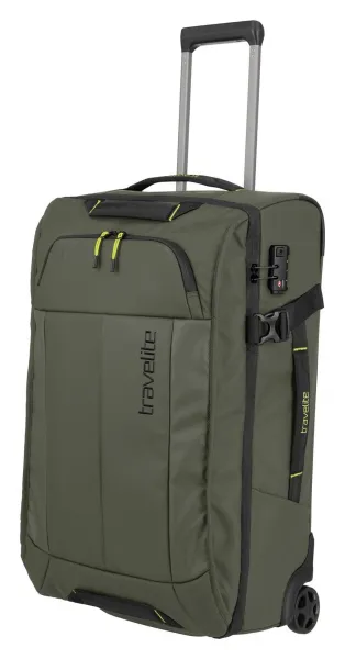 Cestovná taška na kolieskach Travelite Briize Wheeled duffle M Khaki