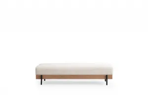 Hanah Home Taburet ETI 158 cm bílý/dub přírodní
