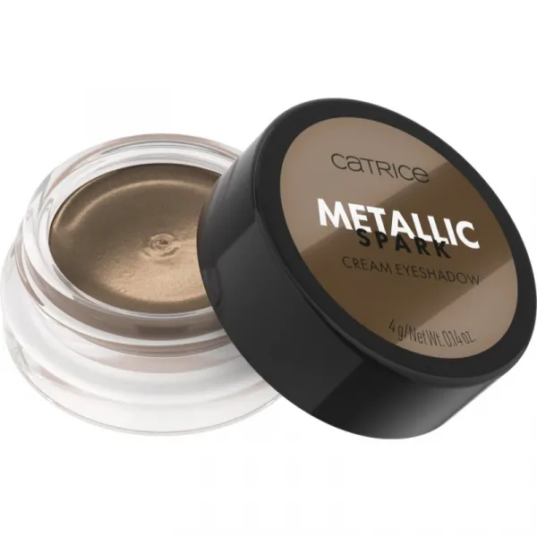Catrice Metallic Spark krémové očné tiene pre trblietavý lesk odtieň 020 Diamond Dust 4 g