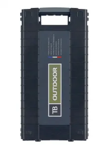 Skladací nôž TB Outdoor CAC Serration - red