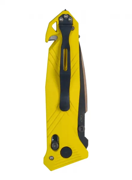 Skladací nôž TB Outdoor CAC Serration - yellow