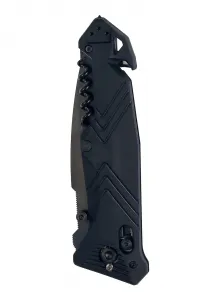 Skladací nôž TB Outdoor CAC Serration - black