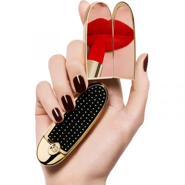 GUERLAIN Rouge G Double Mirror Jewel Case puzdro na rúž so zrkadielkom Les Studs 1 ks