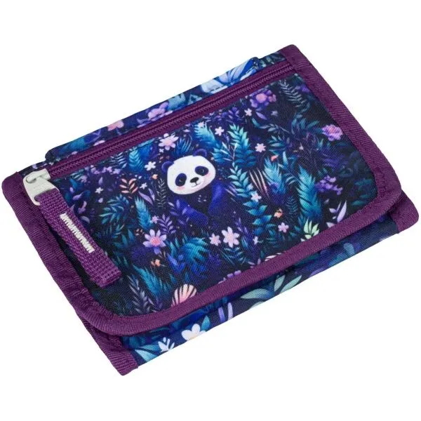 BAAGL JUNGLE PANDA Peňaženka na krk, fialová, veľkosť