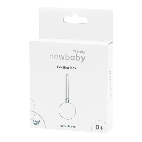 Silikónový kryt na cumlík New Baby hnedá