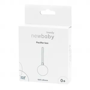 Silikónový kryt na cumlík New Baby hnedá