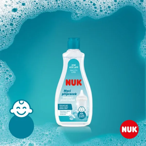 Umývací prostriedok na fľaše a cumlíky NUK -  500ml