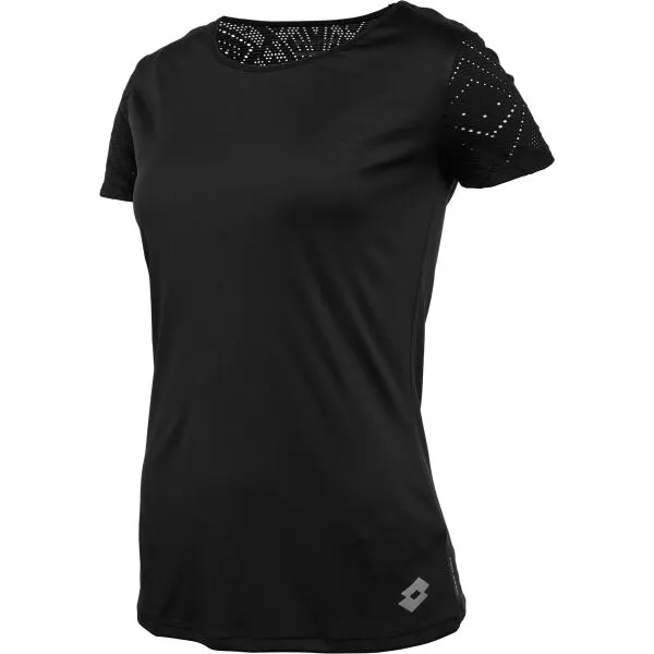 Lotto WORKOUT TEE W Dámske tréningové tričko, čierna, veľkosť