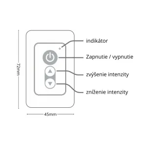 LEDprodukt LED ovládač RF8 (IP63) - nástenný