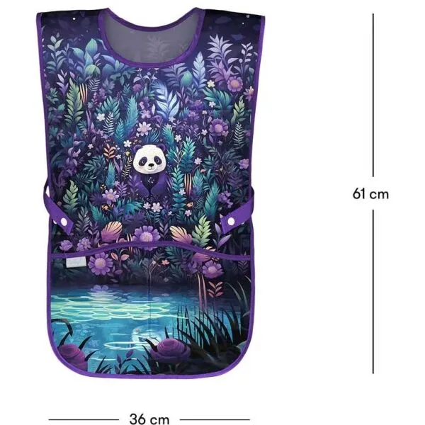 BAAGL JUNGLE PANDA Detská zástera, fialová, veľkosť
