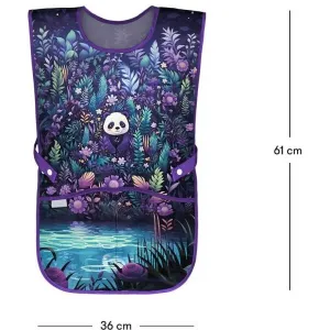 BAAGL JUNGLE PANDA Detská zástera, fialová, veľkosť