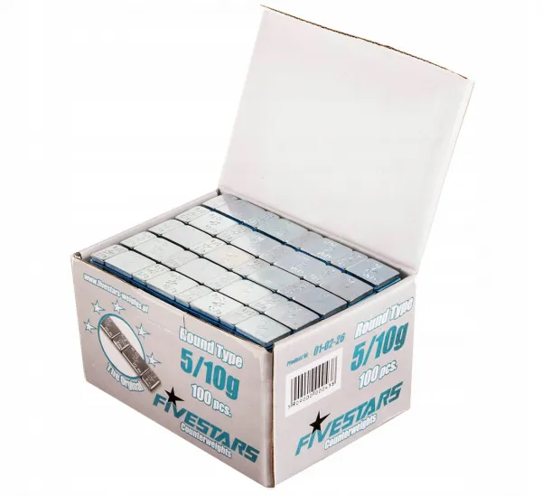 REDATS Balenie 400 pásikov samolepiacich závaží 5/10g okrúhle