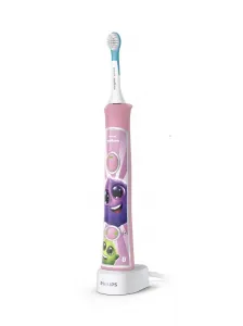 PHILIPS AVENT - Zubná kefka pre deti elektrická Sonicare ružová s bluetooth