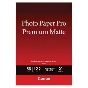 Canon Photo paper premium Matte 8657B007, 210 g/m2, 13x19", A3+, 20ks, matný, atramentový, biely, foto papier
